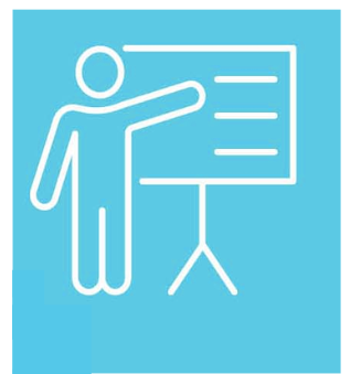 Icon depicting virtual instruction